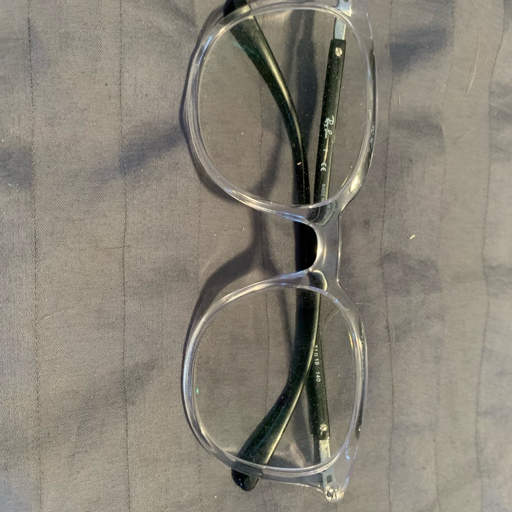 Ray-Ban Clear and Black Glasses